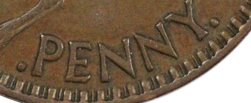 1943-Penny-Bombay-I---Large-And-Small-Denticles.